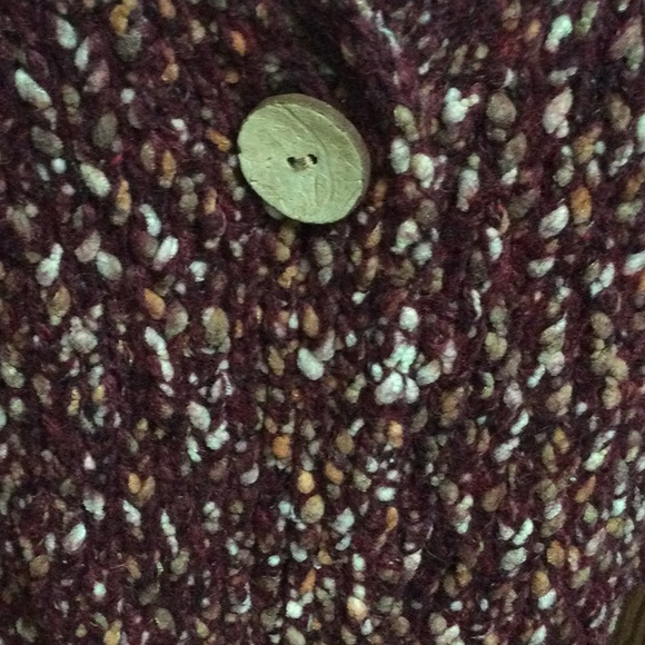 Leo and Nicole thick sweater cardigan Slight bell sleeve - Picture 2 of 6